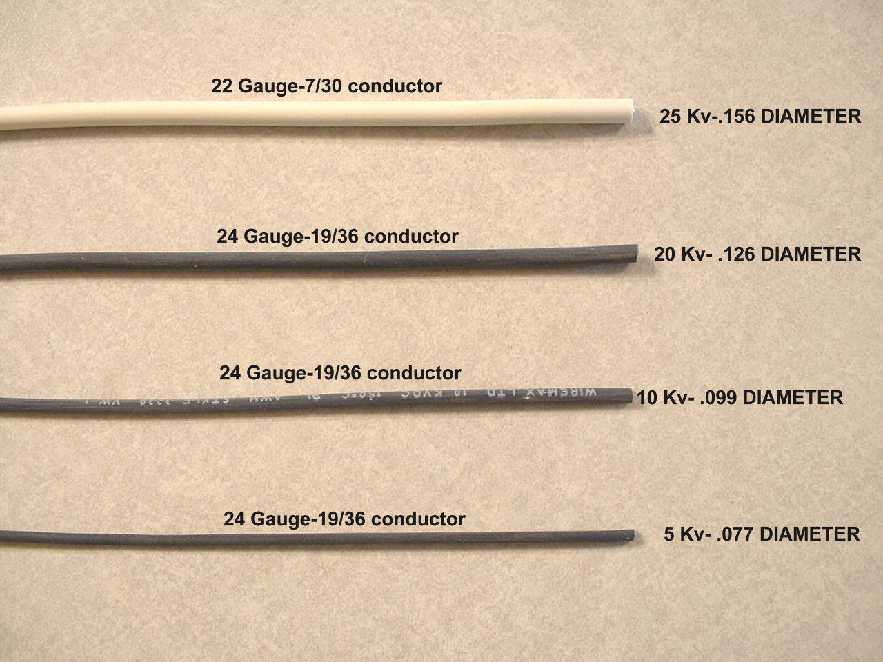 silicone hv wire